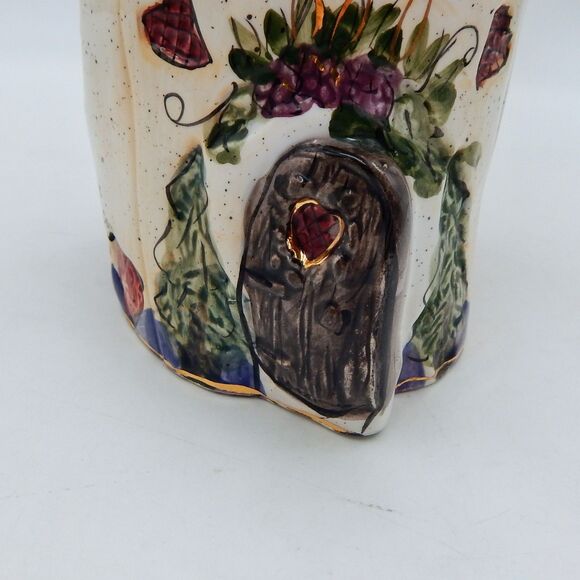 Blue Sky Clayworks Heather Goldminc Heart House Candle Luminary 2001 No Base - Picture 9 of 12